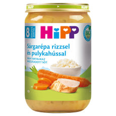 Hipp bébiétel sárgarépával és pulykahússal 8 hónapos kortól - 220 g kisképe