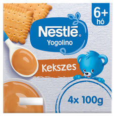 Nestlé Yogolino Bébidesszert Kekszes Ízesítéssel 6 Hónapos Kortól 4*100g - 400 g kisképe