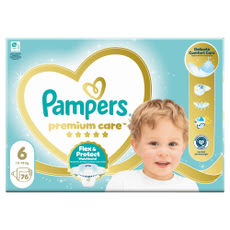 Pampers Premium Care Megabox bugyipelenka 6-os méret, 13-18 kg - 76 db kisképe