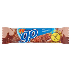Fit go kakaós ízű gluténmentes müzliszelet csokoládés - 23 g kisképe