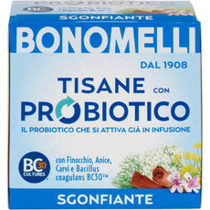Bonomelli puffadást csökkentő probiotikum tartalmú gyógytea - 20 g kisképe
