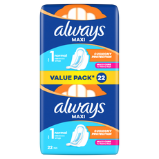 Always Maxi Normal egészségügyi betét 1-es méret - 22 db kisképe