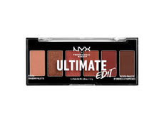 NYX Professional Makeup Ultimate Edit Petite Shadow Palette szemhéjpúder paletta, Warm Neutrals - 1 db kisképe