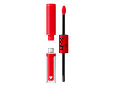 NYX Professional Makeup Shine Loud High Shine Lip Color kétvégű ajakrúzs, Rebel In Red - 1 db