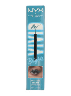 NYX Professional Makeup Vivid Brights Cyan simp folyékony szemhéjtus - 1 db