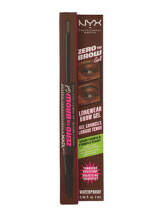 NYX Professional Makeup Zero to Brow szemöldök gél /Chocolate - 1 db