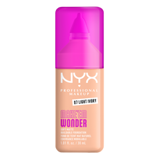 NYX Professional Makeup Make 'EM Wonder Foundation alapozó /07 Light Ivory - 1 db kisképe