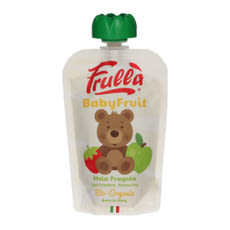 Frulla Bio gyümölcspüré alma - eper 6 hónapos kortól - 100 g kisképe