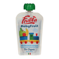 Frulla Bio gyümölcspüré alma - banán - málna 6 hónapos kortól - 100 g kisképe