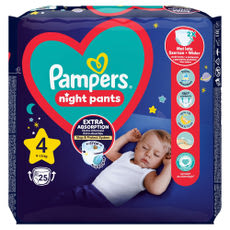 Pampers Night Pants bugyipelenka 9-15 kg, méret: 4 - 25 db kisképe
