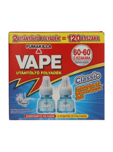 Vape elektromos sznyogriaszt lapkhoz s folyadkhoz - 1 db