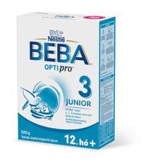 Beba Optipro 3 Junior tejalapú anyatej-kiegészítő tápszer 12 hónapos kortól - 500 g kisképe