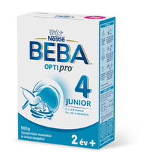 Beba Optipro 4 Junior tejalapú italpor vitaminokkal és ásványi anyagokkal 2 éves kortól - 500 g kisképe