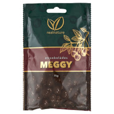 Real Nature étcsokoládés meggy - 75 g kisképe
