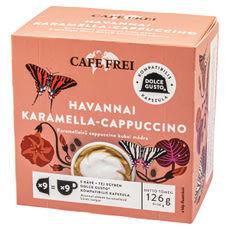 Cafe Frei Havannai Karamella-Cappuccino Dolce Gusto kávékapszula karamellaízű - 9 db kisképe