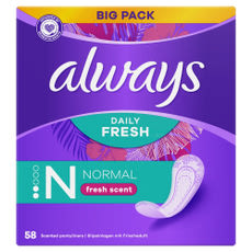 Always Dailies Fresh & Protect Normal tisztasági betét - 58 db kisképe