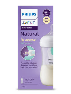 Philips Avent Natural Response AirFree cumisüveg 1 hónapos kortól, 260 ml - 1 db kisképe