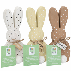 Fa húsvéti nyúl dekor - 1 db kisképe