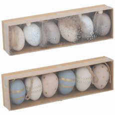 Húsvéti tojás függődísz szett (6 db-os) - 1 db kisképe