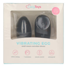 Easytoys 7 ritmusú vibrációs tojás /fekete - 1 db kisképe