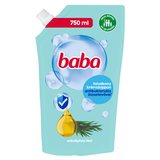Baba folyékony krémszappan antibakteriális összetevővel és eukaliptusz illattal - 750 ml kisképe