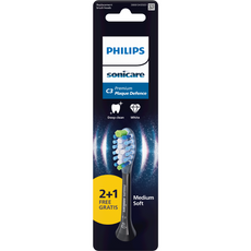 Philips C3 Premium Plaque Defense standard fogkefefej /fekete - 3 db kisképe