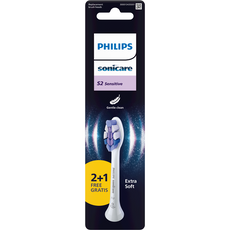 Philips Sonicare Sensitive elektromos fogkefe pótfej /fehér - 3 db kisképe