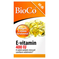 BioCo E-vitamin 400 IU lágyzselatin étrend-kiegészítő kapszula - 60 db kisképe