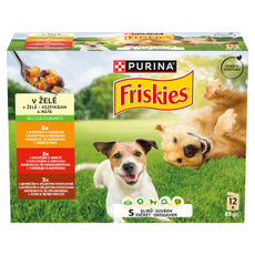 Friskies Adult aszpikos alutasak kutyáknak 12*85g - 1020 g kisképe