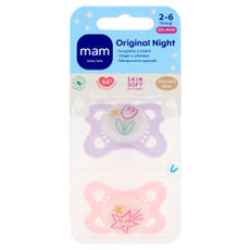 MAM Original Night szilikon alvócumi 2-6 hónapos kortól - 2 db kisképe