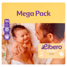 Libero Comfort Mega Pack nadrágpelenka 2-es méret, 3-6 kg - 94 db kisképe