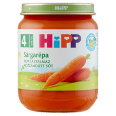 Hipp Bio bébiétel sárgarépával 4 hónapos kortól - 125 g kisképe