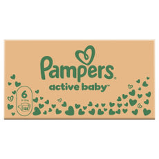 Pampers Active Baby pelenka 13-18 kg, méret: 6 - 128 db kisképe