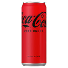 Coca-Cola Zero colaízű energiamentes szénsavas üdítőital édesítőszerekkel - 330 ml kisképe
