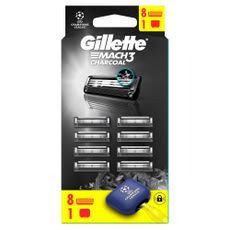 Gillette Mach3 Charcoal borotvabetét - 8 db kisképe