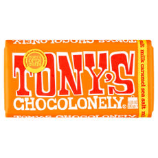 Tony's Chocolonely sós karamellás tejcsokoládé - 180 g kisképe