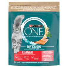 Purina One Sterilcat állateledel macskáknak lazaccal - 750 g kisképe
