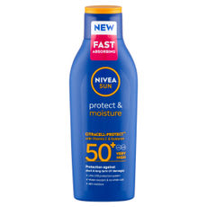 NIVEA SUN Protect & Moisture hidratáló naptej FF50+ - 200 ml kisképe