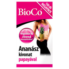 BioCo Ananász kivonat papayával Megapack étrend-kiegészítő tabletta - 100 db kisképe