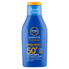 Nivea Sun Protect & Moisture hidratáló naptej FF50+ - 100 ml kisképe