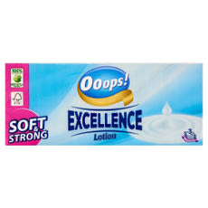 Ooops! Excellence Lotion papír zsebkendő 3 rétegű - 90 db kisképe