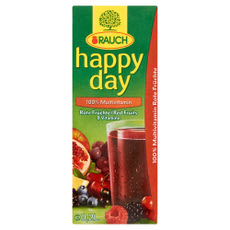 Rauch Happy Day 100% piros multivitamin gyümölcslé - 0,2 l kisképe