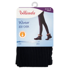 Bellinda Winter bordázott harisnyanadrág 100 den S-es méret /fekete - 1 db kisképe