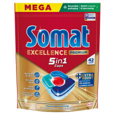 Somat Excellence Premium 5in1 mosogatógép kapszula - 42 db kisképe