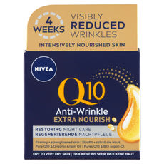 Nivea q10 power ránctalanító tápláló éjszakai krém - 50 ml kisképe