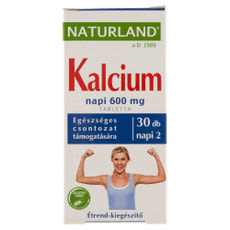 Naturland Kalcium 300mg Tabletta - 30 db kisképe