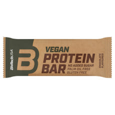 BioTechUSA Vegan Bar csokoládés fehérjeszelet - 50 g kisképe