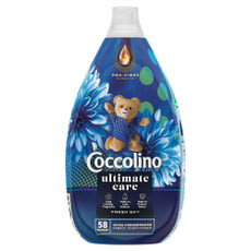 Coccolino Ultimate Care Fresh Sky öblítő 58 mosás - 870 ml kisképe
