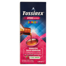 Tussirex Junior köhögés elleni szirup 1 éves kortól - 120 ml kisképe