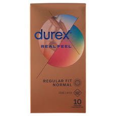 Durex Real feel óvszer - 10 db kisképe